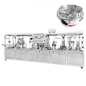 Automatic yogurt pudding ice cream water jelly cup filling sealing machine yogurt packaging machine