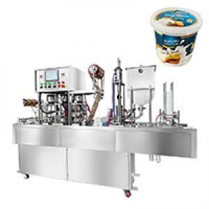 Automatic cup filling machine for condiment