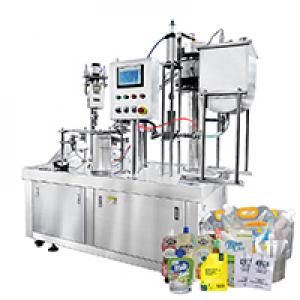 Doy Pouch Fill And Seal Machine Spout Pouch Liquid Filling Machine Drink Packing Capping Machine