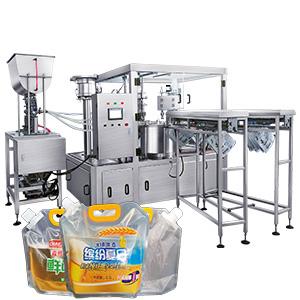 Automatic Ketchup Spout Pouch Filling And Capping Machine