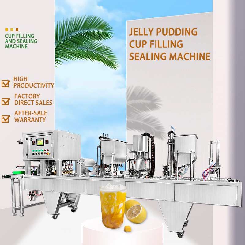 Jelly Pudding Plastic Cup Filling Sealing Machine