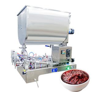 U type tomato paste chilli sauce filling mixing machine