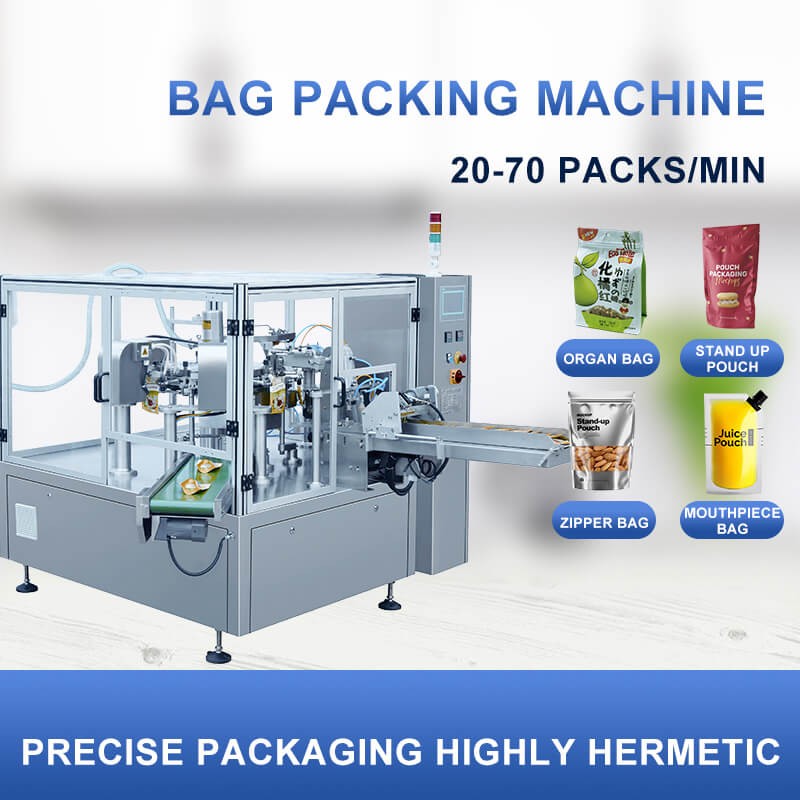 Automatic Shaped Bag Doy Pouch Filling Packaging Machinery 